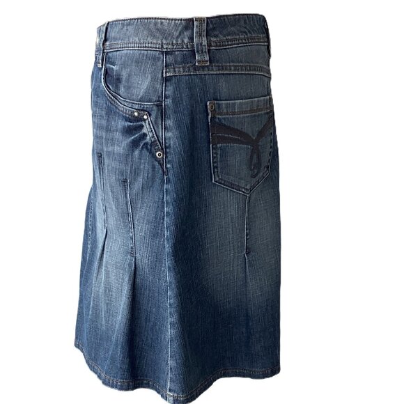 Esprit Denim A-Line Skirt - Picture 3 of 9